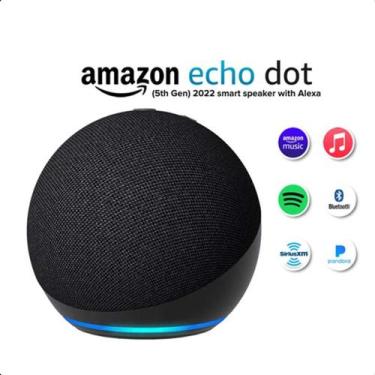 Imagem de Echo Dot 5ª Geração  Design Premium e Som Refinado - FAZA