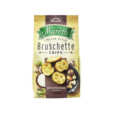 Imagem de Torradas Bruschette Chips Cogumelo E Creme Maretti 85g, 85g
