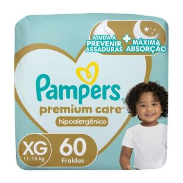 Imagem de Fralda Descartável Pampers Premium Care XG 60 Unidades, XG, 60