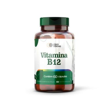 Imagem de Vitamina B12 500mg - 60 Cápsulas  Cianocobalamina  Suporte para Energi