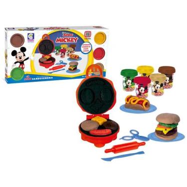 Imagem de Massinha Educativa Mickey Disney Sanduicheira - Cotiplas, Colorido