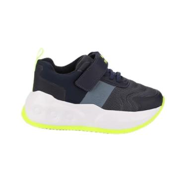 Imagem de Tênis Infantil Menino Bibi com Rodinhas Skatenis Marinho com Amarelo (Marinho, BR, Criança de 9 a 12 anos, Numérico, 37)