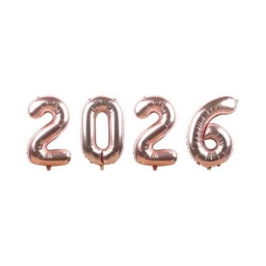 Imagem de Feliz Ano Novo 2026: Kit De Decoração Para Festa De Véspera De Ano Nov