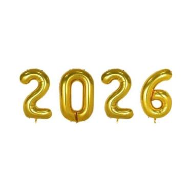 Imagem de Feliz Ano Novo 2026: Kit De Decoração Para Festa De Véspera De Ano Nov