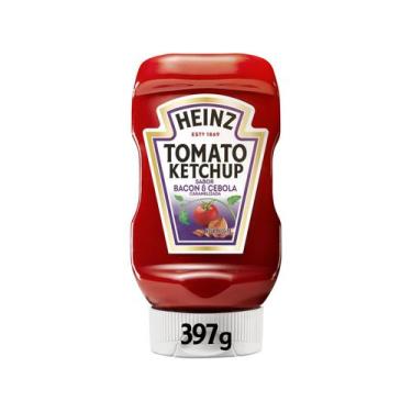 Imagem de Ketchup Sabor Bacon e Cebola Caramelizada 397g - Heinz, 397g, Bacon e 