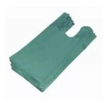 Imagem de Sacola Plástica Reciclada Sacolas Reciclada Colorida 30x40 Super Resistente Reforçada Transparente Higipack