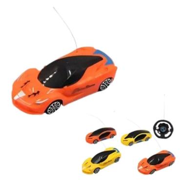 Imagem de Carro com Controle Remoto 3 Funções Frente Ré com Luzes Escala 1:24 Wellmix