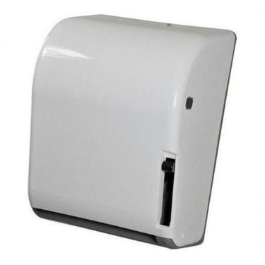 Imagem de Toalheiro para Papel Bobina N17 Até 200M com Alavanca Que Evita Desperdício Branco, Cinza Higipack