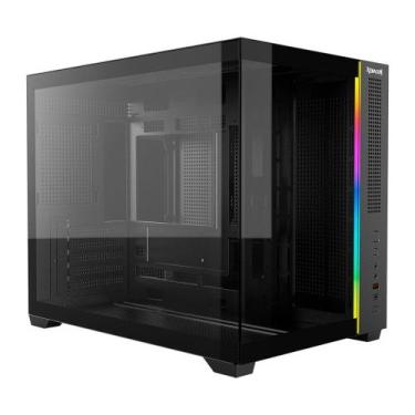 Imagem de Gabinete Gamer Redragon Wideload Mini Lite RGB, Mini Tower, M-ATX, Sem