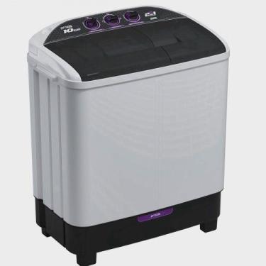 Imagem de Lavadora Praxis 2 Em 1 10 Kg Lava 6 Kg E Centrifuga 4 Kg Branca 220V, 