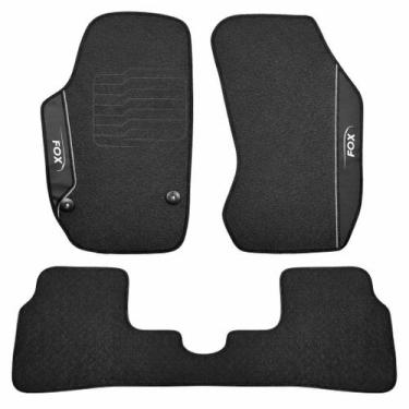 Imagem de Jogo Tapete Automotivo VW Fox 2014 2015 2016 Emborrachado - Lanzi