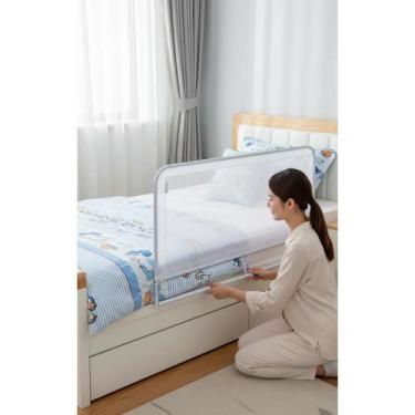 Imagem de Grade Proteção Cama Segurança 95x51cm Branco Anti-Queda - Congratulati