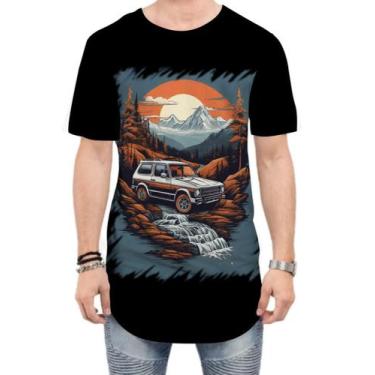 Imagem de Camiseta Longline Viagem na Floresta Retrô 6 - Kasubeck Store®, GG