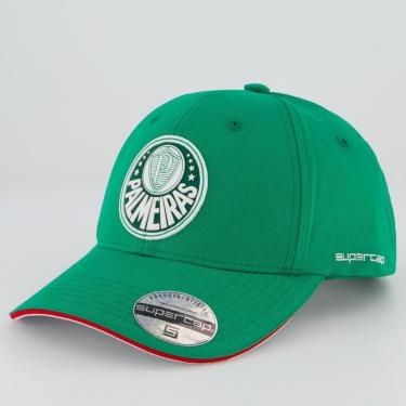Imagem de Boné Palmeiras 6 Gomos Verde e Vermelho-Unissex