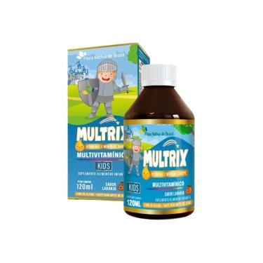 Imagem de Kit 2x Multrix Infantil Vitaminas A Z 2x120ml Laranja Flora-Unissex