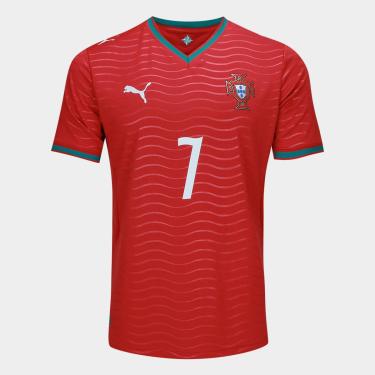 Imagem de Camisa Seleção Portugal Home 2026 Nº7 C. Ronaldo Jogador Puma Masculina-Masculino