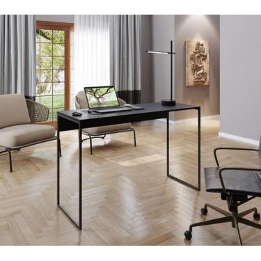 Imagem de Mesa de Escritório Home Office 90cm Bela - Preto Móblis