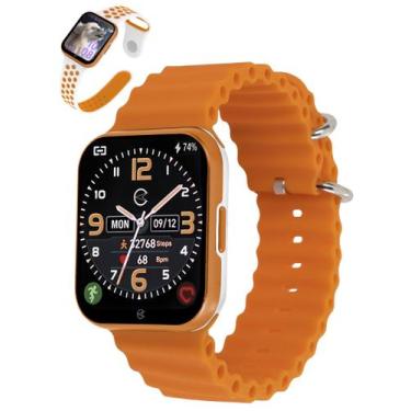 Imagem de Relógio Champion SmartWatch - CH50033M - 2 Pulseiras - Laranja e Outra