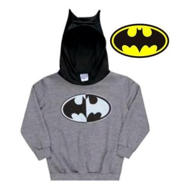 Imagem de Blusa De Frio Inverno Super Herói Kigurumi Anim Mangá - Kam, Preto, 3