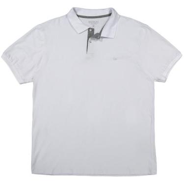 Imagem de Camiseta Masculina Polo Plus Size Ogochi 007000009, Branco, G1