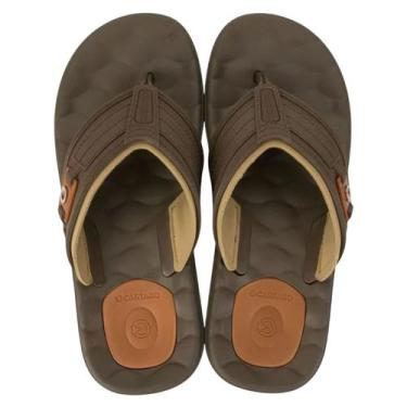 Imagem de Chinelo Cartago Masculino Egeu III Adulto Conforto 12287, 39, Marrom, 