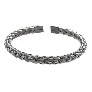Imagem de Bracelete Titan Prateado - Vorax Acessórios
