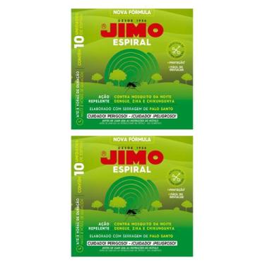 Imagem de Repelente Espiral Jimo Mosquitos Insetos Voadores 8h 20un