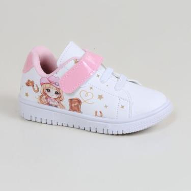 Imagem de Tênis Menina Casual Boiadeira Wb109boi Branco - Will Board, Branco, Ro