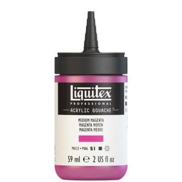 Imagem de Tinta Acrílica Guache 59ml S1 500 Medium Magenta Liquitex