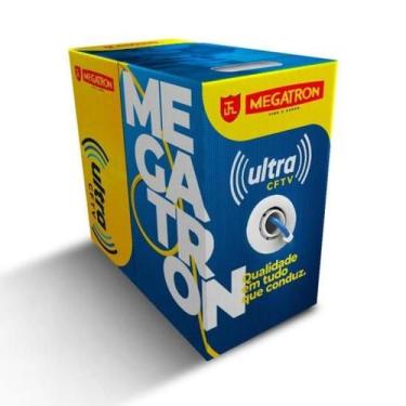 Imagem de Cabo Ultra CFTV 4PX24AWG Azul Megatron - CX / 300