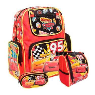 Imagem de Kit Mochila Infantil Com Lancheira Térmica Desenho Menino - Plike