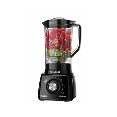 Imagem de Liquidificador Mondial Turbo Power L-99 FB 550W 2,2L com Filtro em Inox 3 Velocidades Preto 110V 110