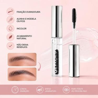 Imagem de Gel Para Sobrancelhas Girly Club Blow Ruby Rose Fixador Incolor Modela