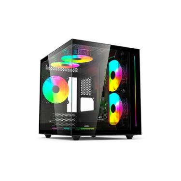 Imagem de Gabinete gamer c3tech aquarius mt-g810bk