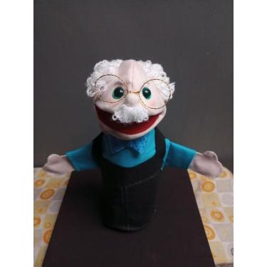 Imagem de Fantoche vovô - Mildedoches , Marrom, 250g