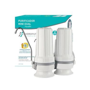 Imagem de Purificador de Água Hidro Filtros 2 Etapas AS4 Mini Dual, Não utiliza 