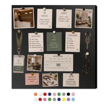 Imagem de Painel Magnético Decorativo Para Fotos, Recados, Notas E Souvenirs 80x
