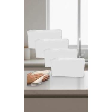 Imagem de Papel Toalha Interfolha Branco 4 Pacotes - Congratulations Store