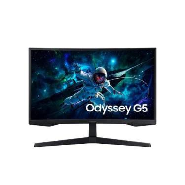 Imagem de Monitor Gamer Curvo Samsung Odyssey G5 27 pol. QHD 165Hz 1ms FreeSync 
