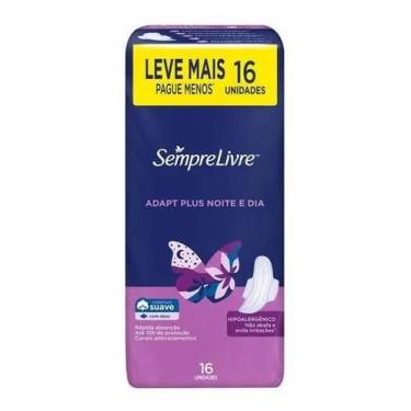 Imagem de Absorvente externo sempre livre noite e dia cobertura suave com abas c