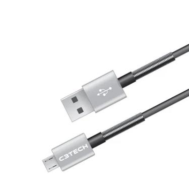 Imagem de Cabo Usb-micro Usb C3tech 1,5m Cb-1000gy