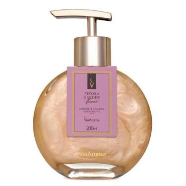 Imagem de Sabonete Líquido Desodorante Peônia Garden Via Aroma 200ml