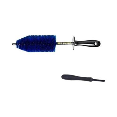 Imagem de Escova De Limpeza De Pneus E Rodas De Carro Com Cerdas Macias, Ferrame