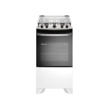 Imagem de Fogão 4 Bocas FE4IW Mesa Inox PerfectCook VaporBake Electrolux, Branco