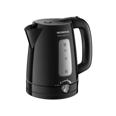 Imagem de Chaleira Elétrica Pratic Control 1,7L 1200W Mondial, Preto, 220V