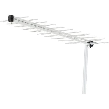 Imagem de Antena Digital Externa Aquário LU-40 Alto Ganho 16dBi para TV HDTV UHF 4K com Filtro 4G Preto