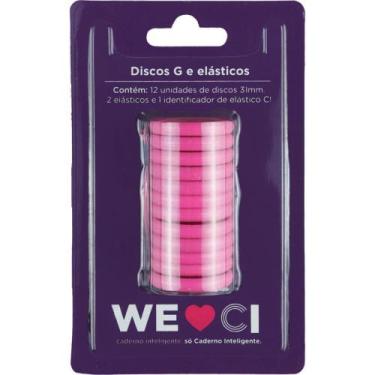 Imagem de Caderno Inteligente Discos Grande 31MM com 12 Discos + Elástico Super 