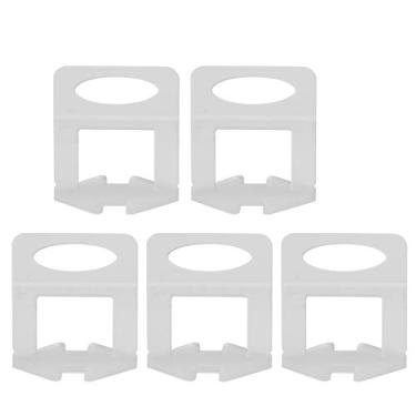 Imagem de 100 PCS espaçador de nivelamento de telha 0,5 mm Nivelador de telha Base Clips Parede Piso de ladrilhos Nivelamento de posição horizontal para instalação de nivelamento de telha
