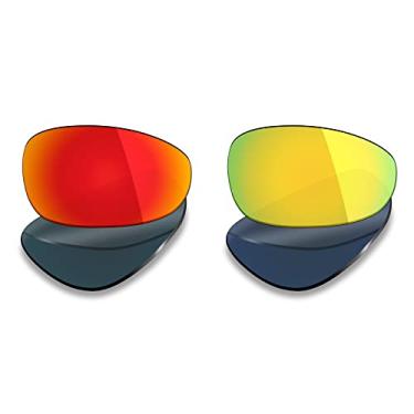 Imagem de Mryok 2 pares de lentes polarizadas de substituição para óculos de sol Oakley Juliet - opções