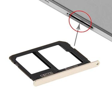 Imagem de LIYONG Peças sobressalentes para cartão SIM e bandeja de cartão micro SD para Galaxy A9 (2016) / A9000 (ouro) Peças de reparo (cor 2)
